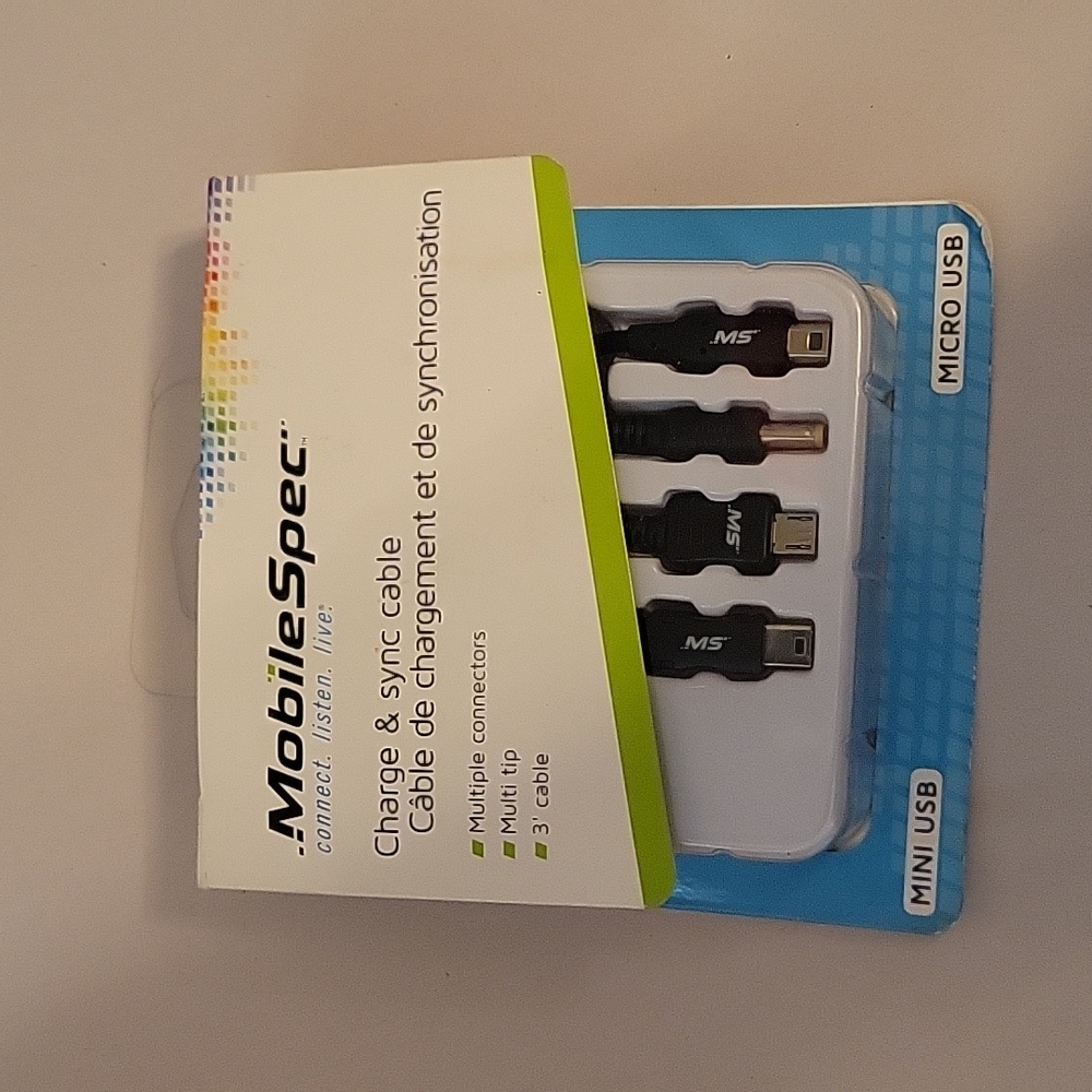 Mobile Spec Charge & Sync Cables